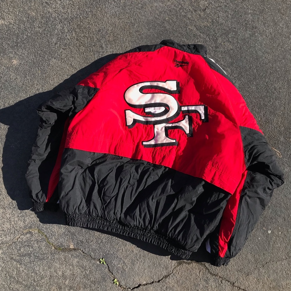 1990s Vintage 49ers Reebok Down Jacket